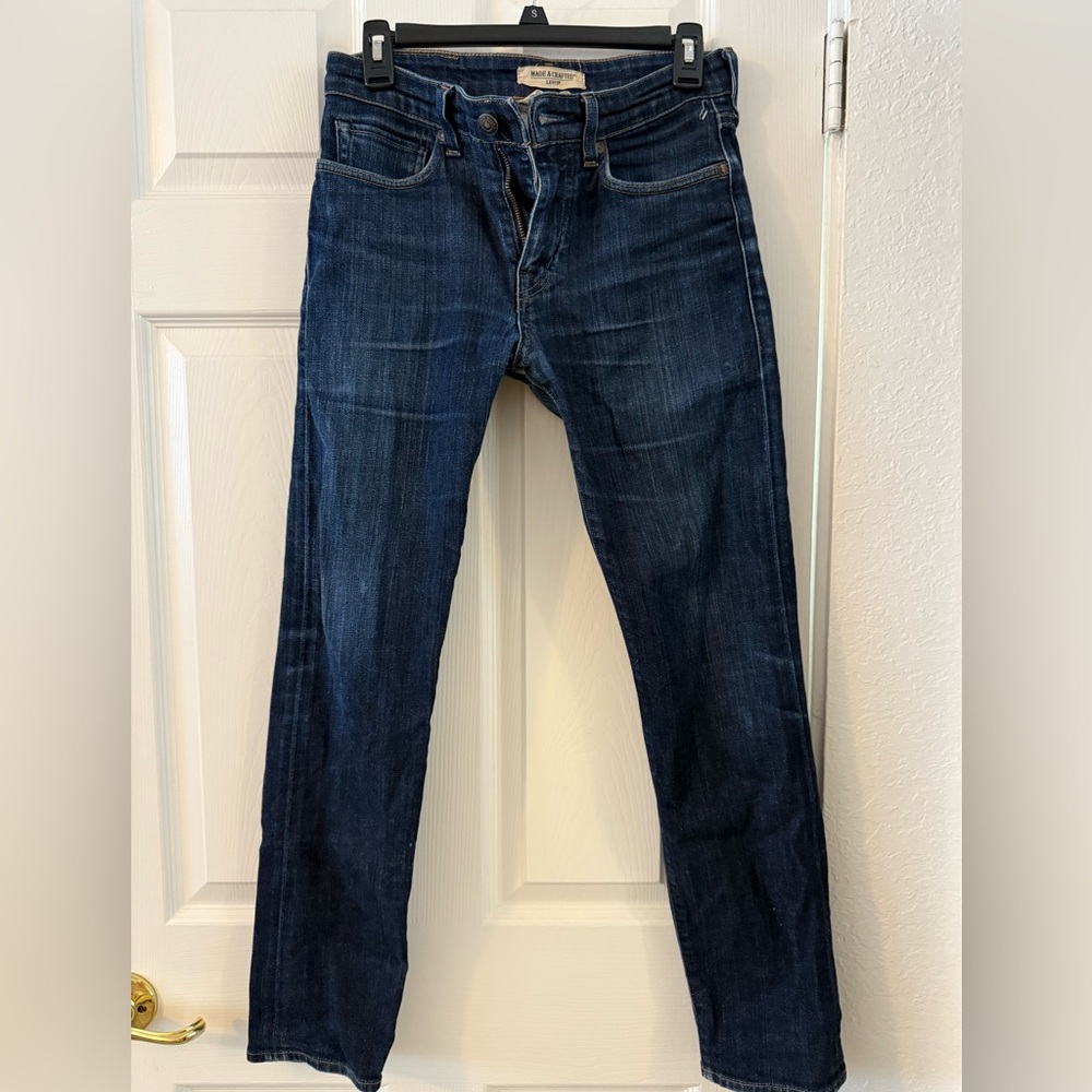 Levi's Dark Blue Straight Jeans